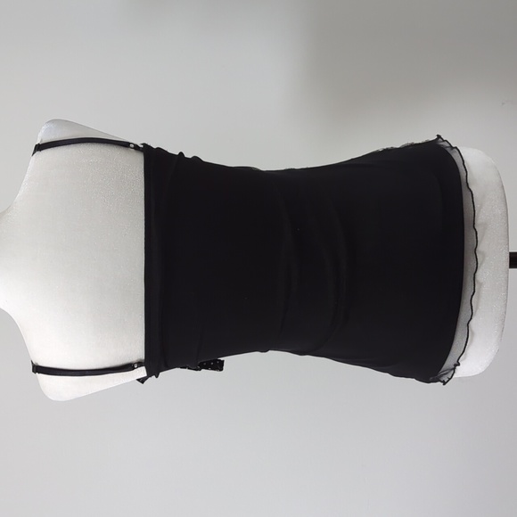 Luisella Mariani Embroidered Mesh Sleeveless Top - Picture 3 of 13